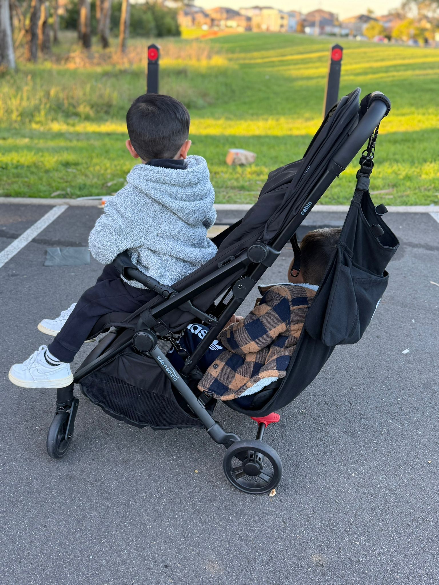 Strap 'N' Go Hammock 2.0 - Pram Mounted Additional Seat
