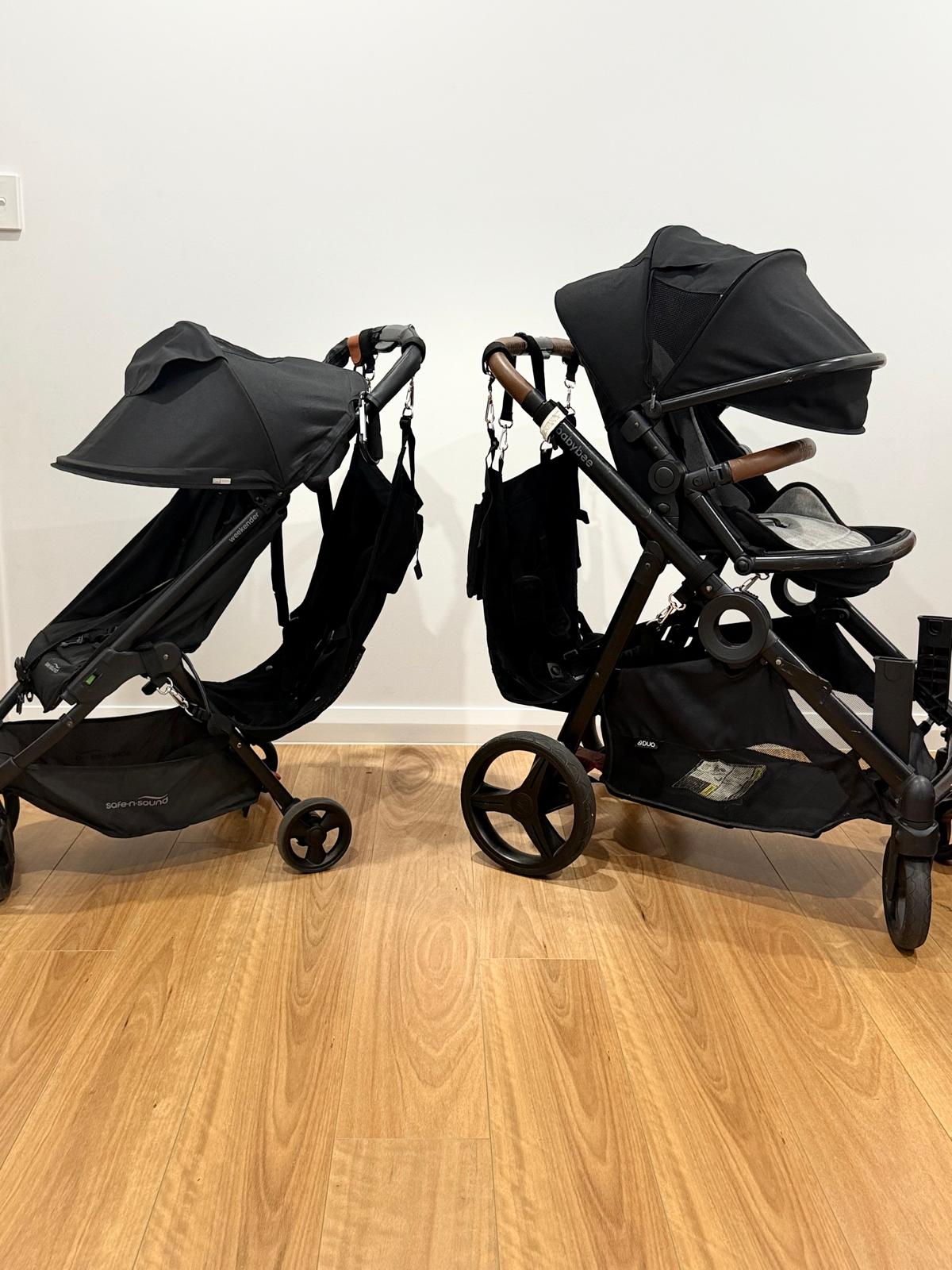 Strap 'N' Go Hammock 2.0 - Pram Mounted Additional Seat