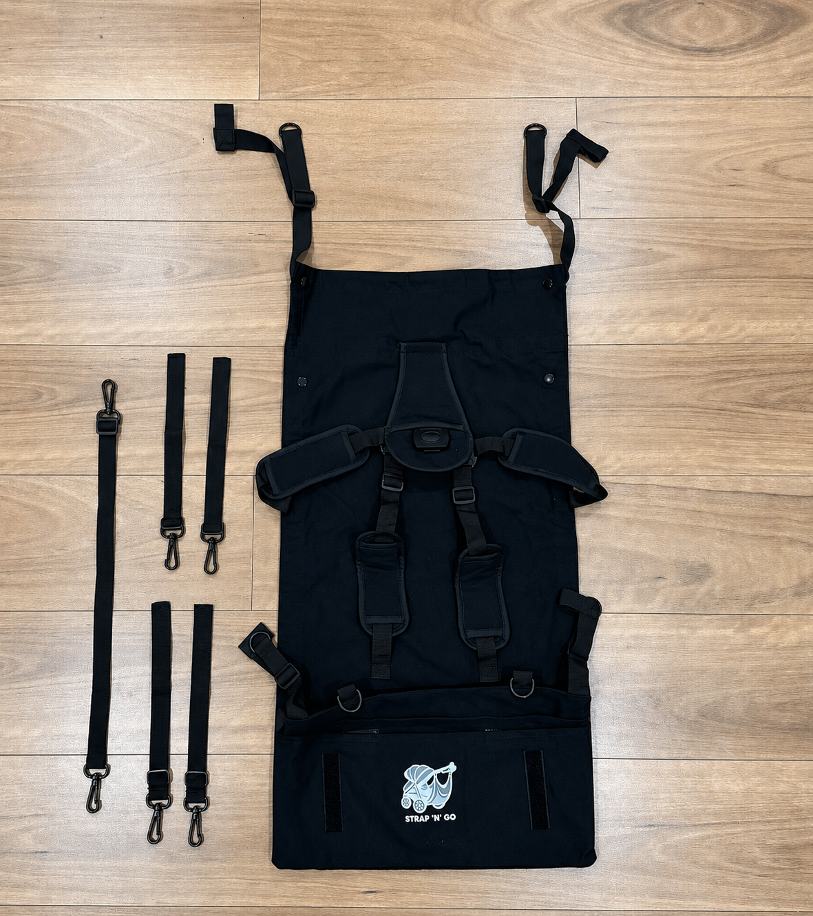 Strap 'N' Go Hammock 2.0 - Pram Mounted Additional Seat