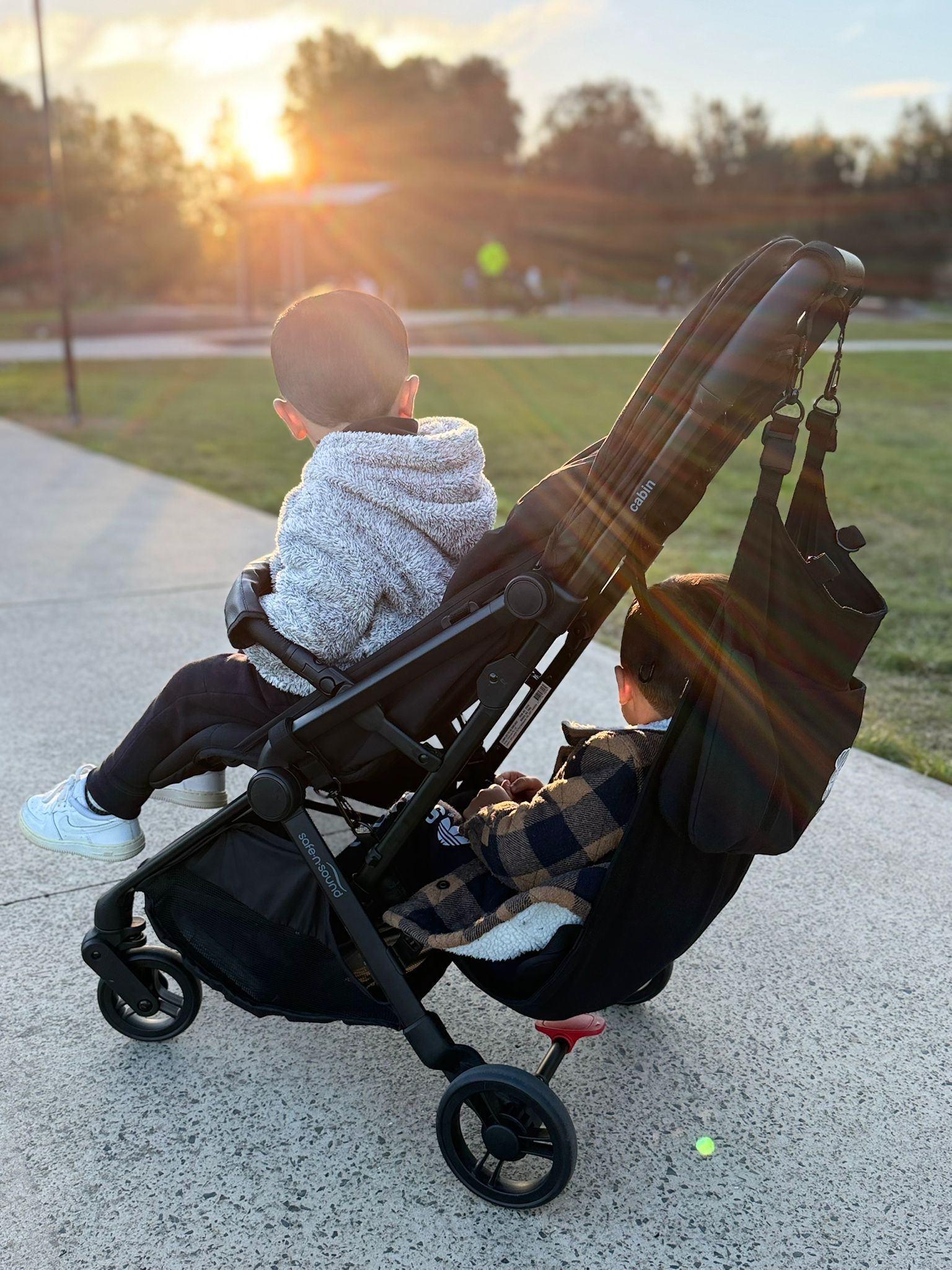 Strap 'N' Go Hammock 2.0 - Pram Mounted Additional Seat